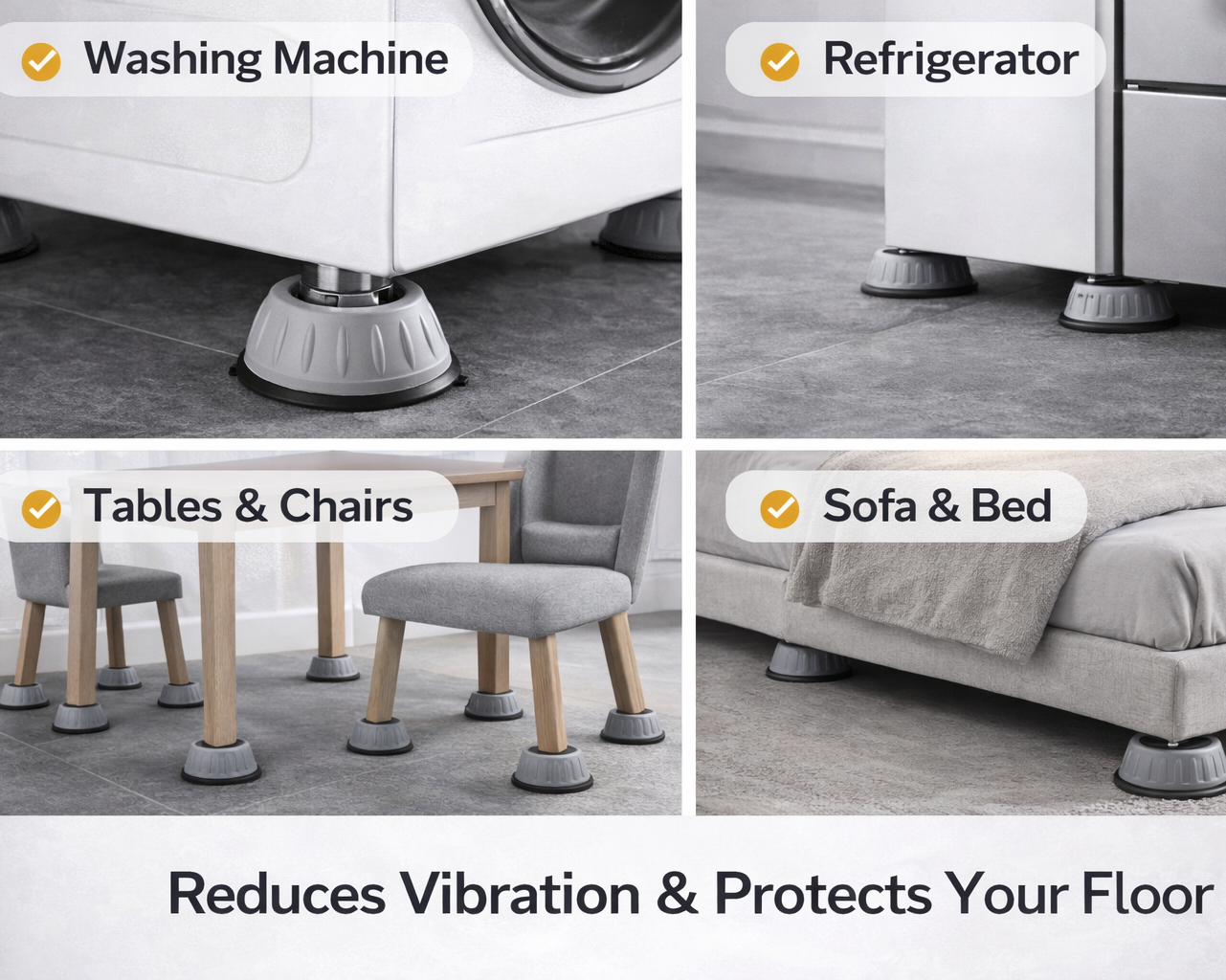 Anti Vibration Pad - Stable. Silent. Shock-Absorbing.